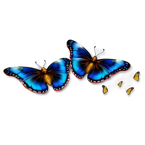 Flying Butterflies PNG Rlc PNG