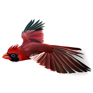 Flying Cardinal PNG Yym90