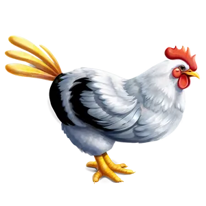 Flying Cartoon Chicken Png 37 PNG image