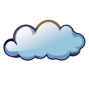 Flying Cloud Cartoon PNG Yeg PNG