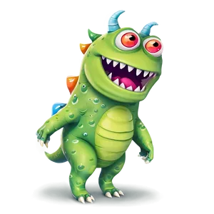 Flying Cute Monster Png 06272024 PNG image