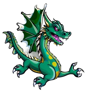 Flying Dragon Outline Clipart PNG Gjj24 PNG