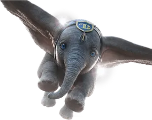 Flying Dumbo Elephant Animation PNG image