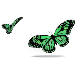 Flying Green Butterfly Animation PNG 81 PNG