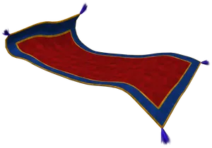 Flying Magic Carpet3 D Render