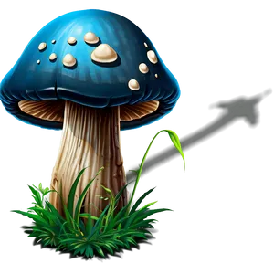 Flying Mushroom Cartoon PNG 9