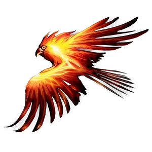 Flying Phoenix Bird Png Eax PNG image