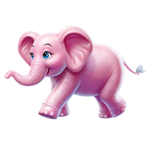 Flying Pink Elephant Png 86 PNG image