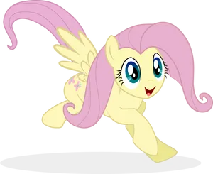 Flying Pink Pony Character PNG image
