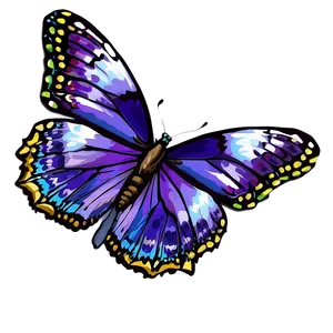 Flying Purple Butterfly Png Mwi12 PNG image