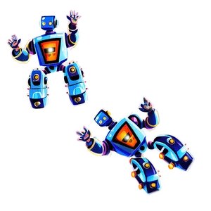 Flying Robot Clipart PNG 14 PNG