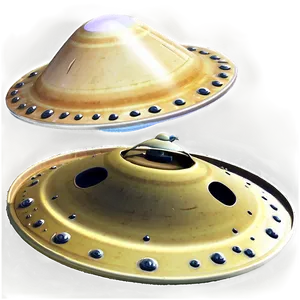 Flying Saucer PNG 05042024