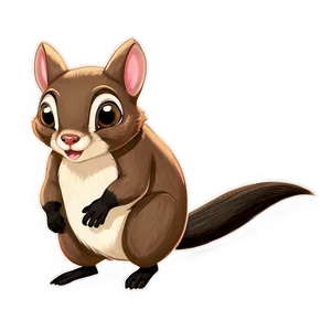 Flying Squirrel Character Png 32 PNG image