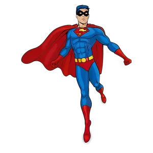 Flying Superhero With Cape Png 06202024 PNG image