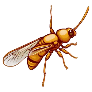 Flying Termite Silhouette Png 06292024 PNG image