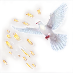 Flying White Dove PNG 42