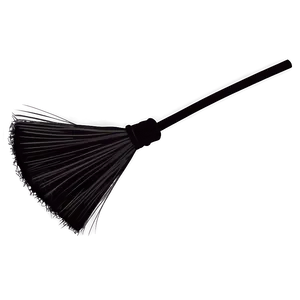 Flying Witch Broom PNG Trw