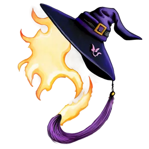 Flying Witches Hat Png 06292024 PNG image