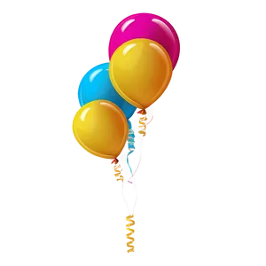 Flying Yellow Balloon PNG Wbd56 PNG