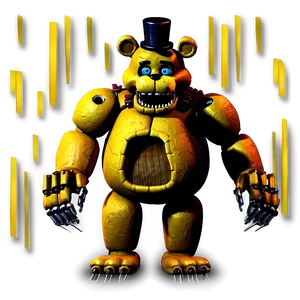 Fnaf Nightmare Fredbear PNG 05212024 PNG