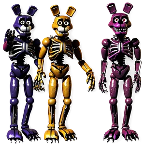 Fnaf Withered Animatronics PNG 33