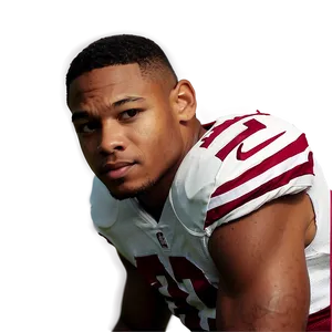 Focused Football Player Portrait