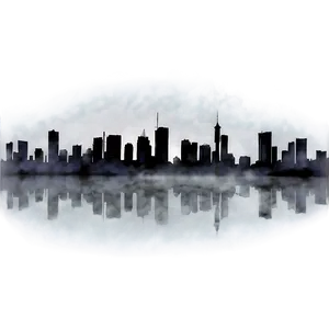 Foggy Cityscape Png Olv PNG image