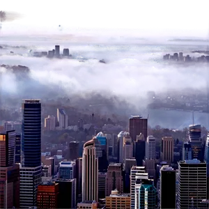 Foggy Cityscape Png Rol57 PNG image