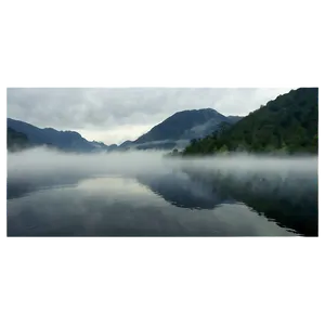 Foggy Lake Png 32 PNG image