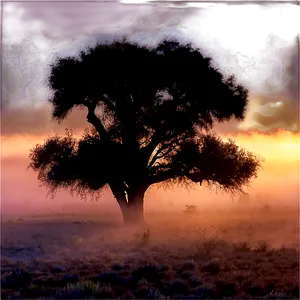 Foggy Mesa Morning PNG Jmv90 PNG