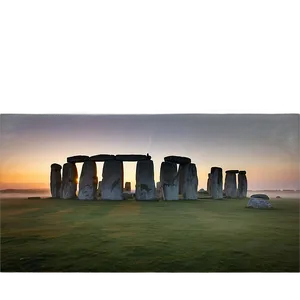 Foggy Morning At Stonehenge PNG Efr