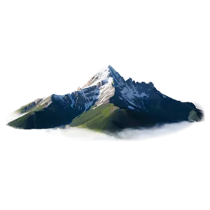 Foggy Mountain Top PNG 17