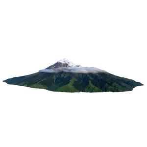 Foggy Mountain Top PNG Aag
