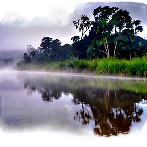 Foggy Riverbank Png 43 PNG image
