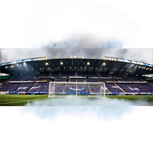 Foggy Soccer Stadium Atmosphere PNG 21