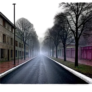 Foggy Street Transparent PNG Vrr50 PNG