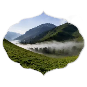 Foggy Valley Transparent PNG 05262024 PNG