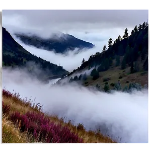 Foggy Valley Transparent PNG Vsi54 PNG