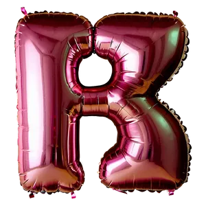 Foil Balloon Letter PNG Qml