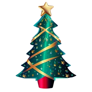 Foil Christmas Tree Png 06252024 PNG image