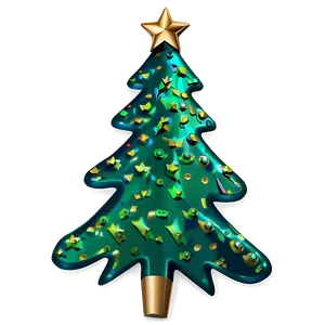 Foil Christmas Tree Png 06252024 PNG image