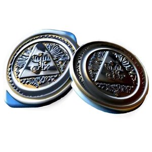 Foil Envelope Seal PNG 06252024