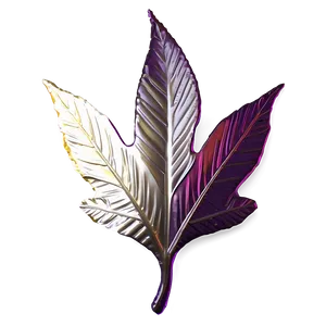 Foil Leaf Decoration Png 75 PNG image