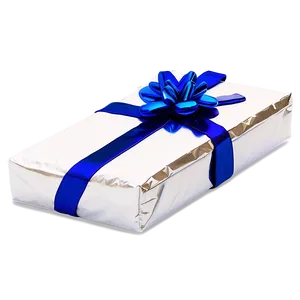 Foil Wrapped Gift Png 06252024 PNG image