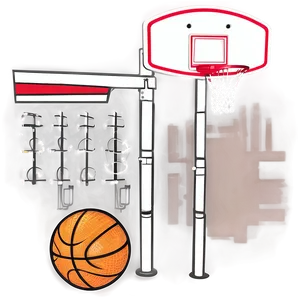 Foldable Basketball Hoop Convenience Png 06132024 PNG image