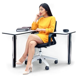 Foldable Desk Chair PNG 06132024