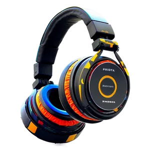 Foldable Dj Headphones PNG 06212024