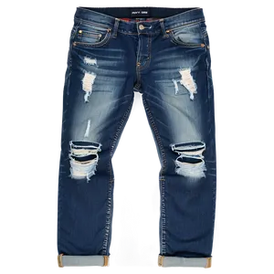 Folded Jeans Flat Lay Png 06272024 PNG image