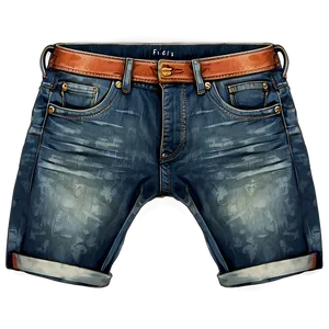 Folded Jeans Front View Png 06272024 PNG image