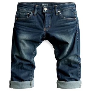 Folded Jeans Model PNG 06272024